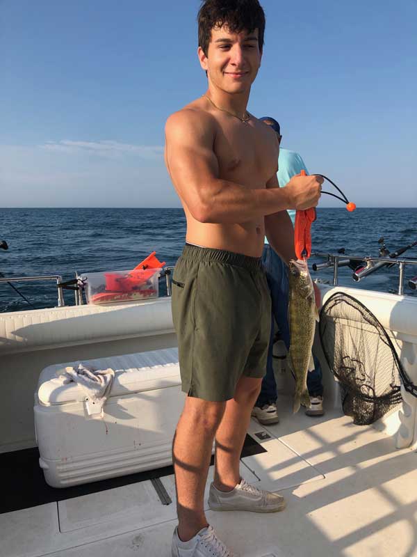 walleye fishing Lake Erie