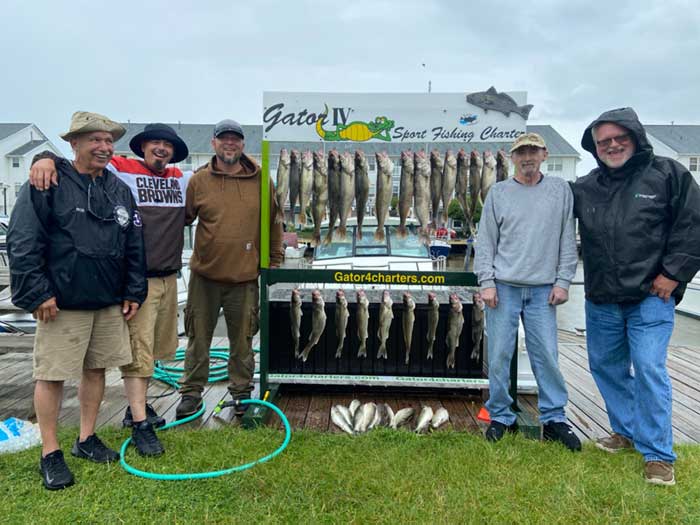 Lake Erie fishing charter.