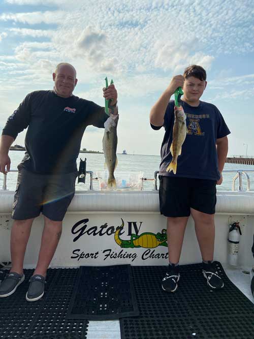 Family outing on lake erie with capain henry.